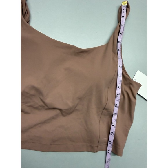 Lululemon Align Twist-Strap Crop Tank Top Mauve XL NWT Nulu Built-In Bra - Picture 5 of 12